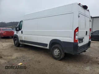 2020 Ram ProMaster Cargo with VIN 3C6TRVDG3LE124337, listed as a Copart auction lot 86795794 with 142,350 mi miles and Salvage Title. Bid and sale history available at carsss.com. Image 2.