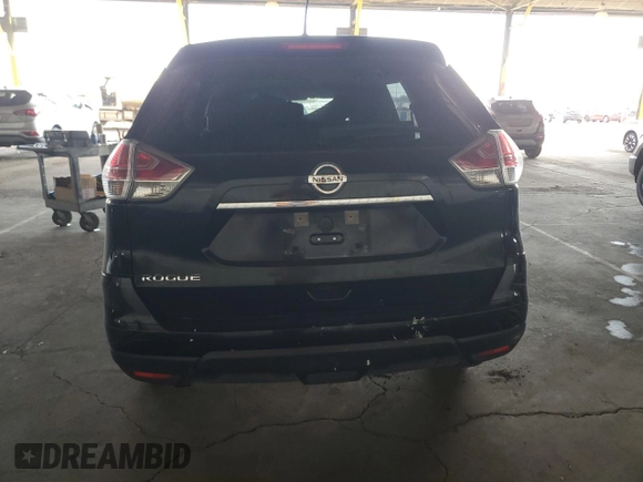 2015 Nissan Rogue SV with VIN KNMAT2MTXFP512506, listed as a Copart auction lot 88426005 with Not Provided miles and Salvage Title. Bid and sale history available at DreamBid. Image 6.
