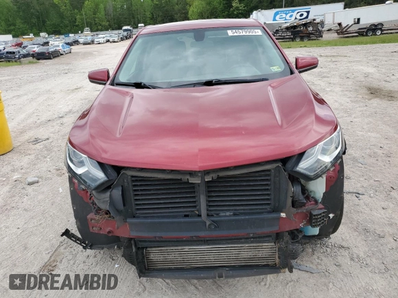 2018 Chevrolet Equinox LT with VIN 3GNAXJEV7JS648642, listed as a Copart auction lot 54579905 with 248,927 mi miles and Salvage Title. Bid and sale history available at carsss.com. Image 5.