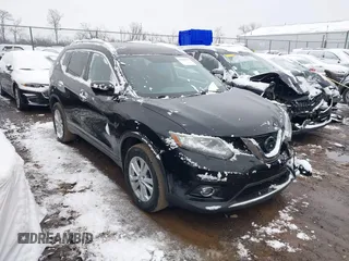 2014 Nissan Rogue SL with VIN 5N1AT2MV6EC832554, listed as a IAAI auction lot 41566719 with 208,319 mi miles. Bid and sale history available at carsss.com. Image 1.