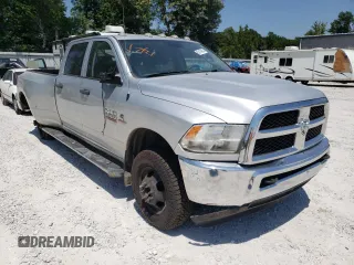 2015 Ram 3500 Tradesman with VIN 3C63RRGL4FG605805, listed as a Copart auction lot 53174962 with 133,961 mi miles and Salvage Title. Bid and sale history available at carsss.com. Image 1.