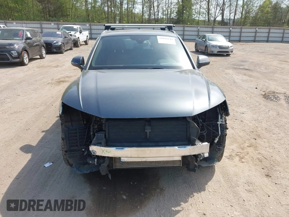 2022 Audi Q5 S line Premium Plus with VIN WA1EAAFY8N2001294, listed as a IAAI auction lot 42044244 with 56,967 mi miles and . Bid and sale history available at DreamBid. Image 12.