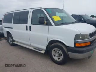2013 Chevrolet Express Passenger 1LT with VIN 1GAZGYFG0D1117737, listed as a IAAI auction lot 42320524 with 103,968 mi miles and . Bid and sale history available at DreamBid. Image 1.