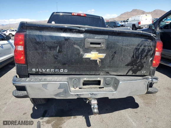 2018 Chevrolet Silverado 1500 LT with VIN 3GCUKREC4JG516524, listed as a Copart auction lot 49420155 with 143,295 mi miles and Salvage Title. Bid and sale history available at carsss.com. Image 6.