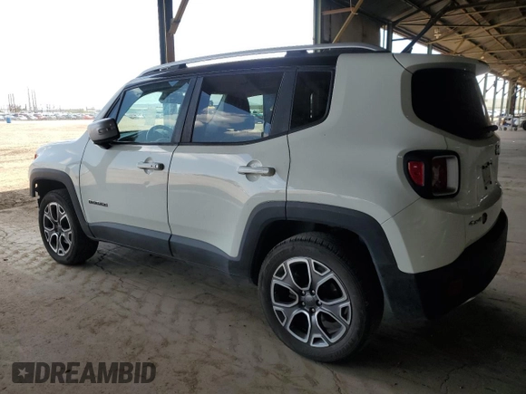 2017 Jeep Renegade Limited with VIN ZACCJBDB9HPF78962, listed as a Copart auction lot 62707325 with 78,032 mi miles and Salvage title. Bid and sale history available at DreamBid. Image 2.