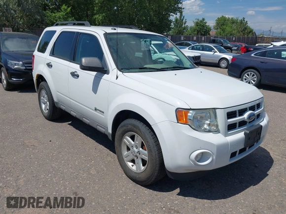 2009 Ford Escape Hybrid with VIN 1FMCU49349KC20129, listed as a IAAI auction lot 42777689 with 171,604 mi miles and . Bid and sale history available at DreamBid. Image 1.