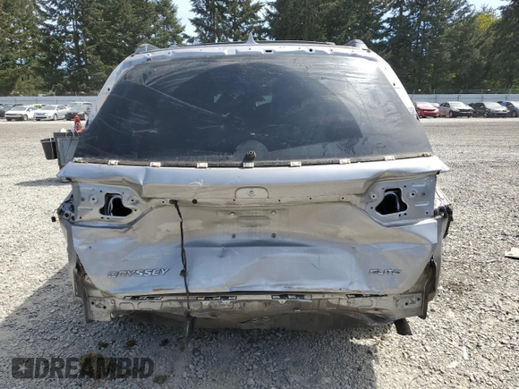 2018 Honda Odyssey Elite with VIN 5FNRL6H95JB076708, listed as a Copart auction lot 54906505 with 88,251 mi miles and Salvage title. Bid and sale history available at DreamBid. Image 6.