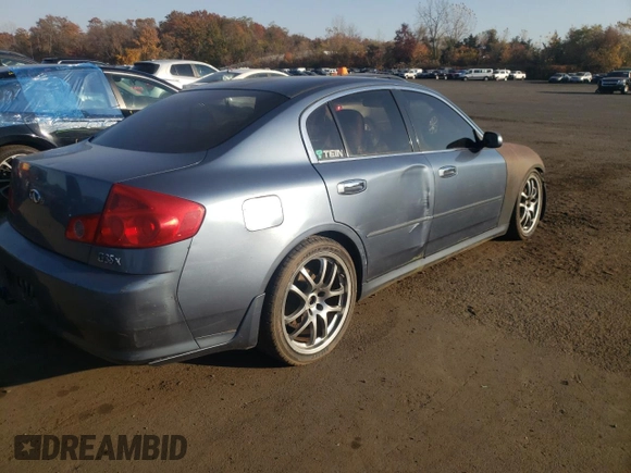 2005 Infiniti G35 with VIN JNKCV51F65M312546, listed as a Copart auction lot 77395984 with 155,815 mi miles and Clean Title. Bid and sale history available at DreamBid. Image 3.