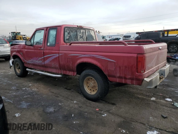 1995 Ford F-150 with VIN 1FTEX14HXSKB56139, listed as a Copart auction lot 45411115 with 167,859 mi miles and Salvage Title. Bid and sale history available at carsss.com. Image 2.
