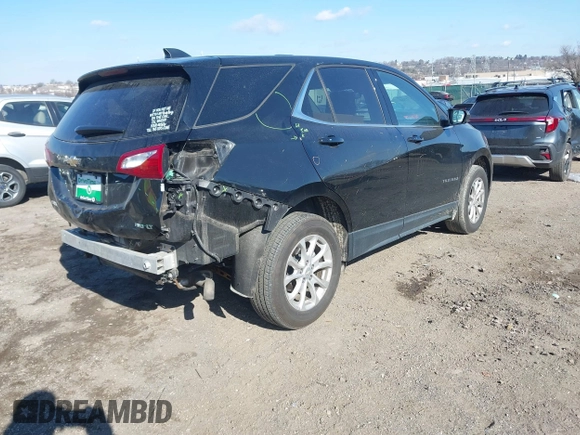 2019 Chevrolet Equinox LT z VIN 2GNAXUEV9K6190524, wystawiony jako IAAI lot #41672580 z przebiegiem 94 654 mil mil oraz . Historia ofert i sprzedaży dostępna na DreamBid. Obrazek 4.
