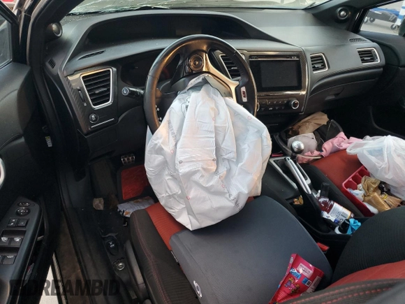 2015 Honda Civic Sedan Si with VIN 2HGFB6E50FH702790, listed as a Copart auction lot 78018894 with 0 mi miles and Salvage Title. Bid and sale history available at carsss.com. Image 8.
