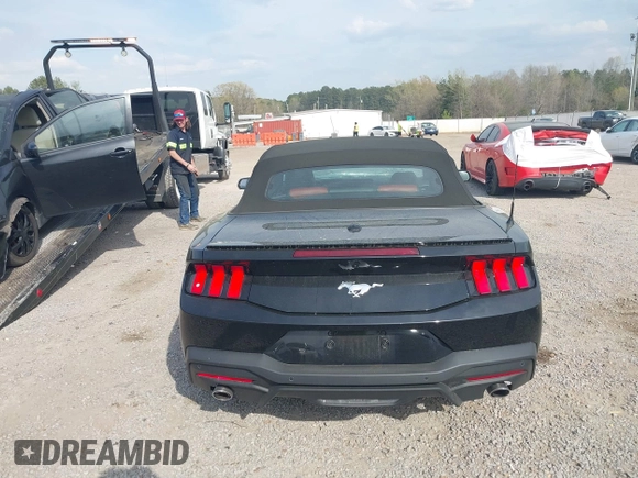 2025 Ford Mustang EcoBoost with VIN 1FAGP8UH4S5106570, listed as a IAAI auction lot 41892684 with 4,073 mi miles. Bid and sale history available at carsss.com. Image 17.