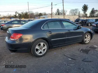 2007 Acura RL Technology with VIN JH4KB166X7C003497, listed as a Copart auction lot 85914954 with 210,483 mi miles and Salvage title. Bid and sale history available at DreamBid. Image 3.