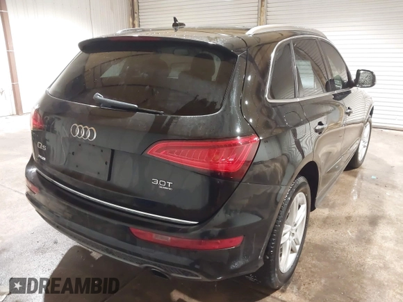 2015 Audi Q5 Premium Plus with VIN WA1DGAFP9FA016282, listed as a IAAI auction lot 41377498 with 122,000 mi miles and . Bid and sale history available at DreamBid. Image 4.