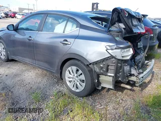 2020 Nissan Sentra S with VIN 3N1AB8BV9LY306505, listed as a IAAI auction lot 41641284 with 57,503 mi miles. Bid and sale history available at carsss.com. Image 3.