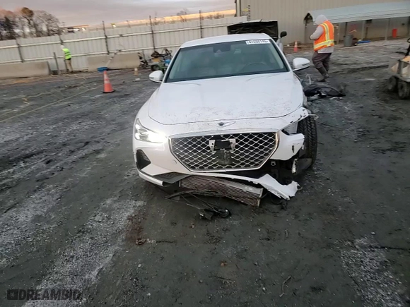 2019 Genesis G70 3.3T Advanced with VIN KMTG54LE8KU015065, listed as a Copart auction lot 41656145 with 51,943 mi miles and Salvage Title. Bid and sale history available at carsss.com. Image 11.