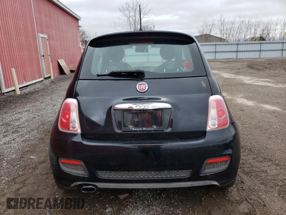 2013 FIAT 500 Sport with VIN 3C3CFFBR3DT667507, listed as a Copart auction lot 53086435 with 131,249 mi miles and Clean Title. Bid and sale history available at carsss.com. Image 6.