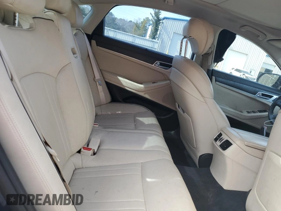 2017 Genesis G80 3.8L with VIN KMHGN4JE2HU182477, listed as a Copart auction lot 43333425 with 71,404 mi miles and Salvage Title. Bid and sale history available at DreamBid. Image 10.