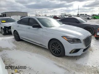 2020 Genesis G80 Sport with VIN KMTFN4JB8LU337890, listed as a Copart auction lot 88788385 with 37,332 mi miles and Salvage title. Bid and sale history available at DreamBid. Image 4.