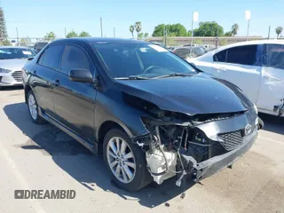 2010 Toyota Corolla with VIN 1NXBU4EE7AZ364849, listed as a IAAI auction lot 41981599 with 87,688 mi miles. Bid and sale history available at carsss.com. Image 1.