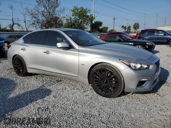 2020 Infiniti Q50 Luxe с VIN JN1EV7AP0LM202901, выставлен на аукционе Copart как лот 53184835 с пробегом 80 248 миль миль и На запчасти • Non repairable. История ставок и продаж доступна на DreamBid. Изображение 4.