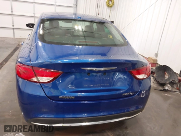 2015 Chrysler 200 C with VIN 1C3CCCCB7FN544899, listed as a IAAI auction lot 41896057 with 163,115 mi miles and . Bid and sale history available at carsss.com. Image 16.
