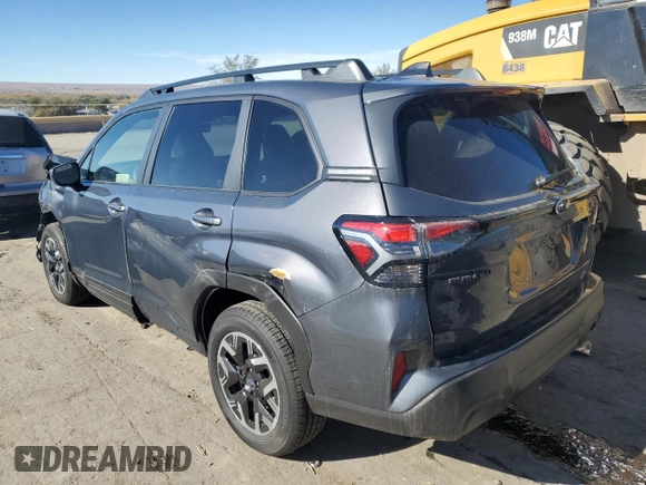 2025 Subaru Forester Premium with VIN JF2SLDBC9SH415693, listed as a Copart auction lot 80459424 with 3,996 mi miles and Salvage title. Bid and sale history available at DreamBid. Image 2.