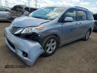 2015 Toyota Sienna LE AAS with VIN 5TDKK3DC9FS578239, listed as a Copart auction lot 62958195 with 122,626 mi miles and Salvage title. Bid and sale history available at DreamBid. Image 1.