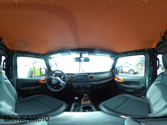 2021 Jeep Wrangler Unlimited Willys with VIN 1C4HJXDN6MW664417, listed as a IAAI auction lot 41598605 with 37,963 mi miles and . Bid and sale history available at DreamBid. Image 18.