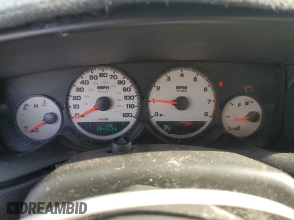 2005 Dodge Neon SXT with VIN 1B3ES56C65D260662, listed as a Copart auction lot 49780575 with 184,036 mi miles and Salvage Title. Bid and sale history available at DreamBid. Image 9.
