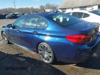 2017 BMW 5 Series 530i xDrive with VIN WBAJA7C32HG907106, listed as a IAAI auction lot 41020855 with 70,650 mi miles and . Bid and sale history available at carsss.com. Image 3.