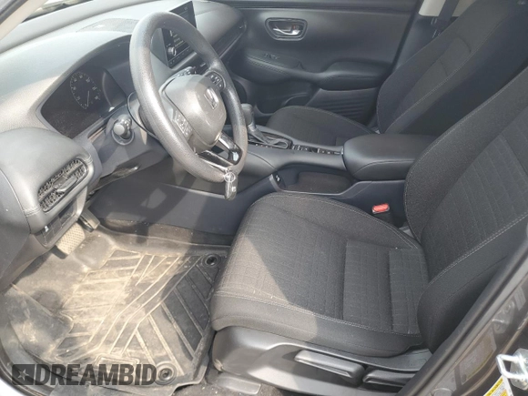 2023 Honda HR-V LX with VIN 3CZRZ2H34PM724332, listed as a Copart auction lot 59351165 with 20,700 mi miles and Salvage title. Bid and sale history available at DreamBid. Image 7.