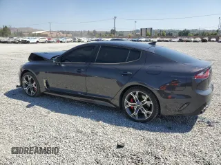 2021 Kia Stinger GT with VIN KNAE35LC6M6091744, listed as a Copart auction lot 69043364 with 44,319 mi miles and Salvage Title. Bid and sale history available at DreamBid. Image 2.