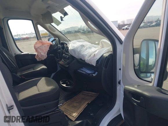 2021 Ram ProMaster Cargo with VIN 3C6LRVBG4ME542149, listed as a IAAI auction lot 41593841 with 70,022 mi miles. Bid and sale history available at carsss.com. Image 5.