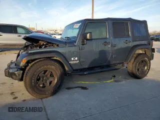 2007 Jeep Wrangler Unlimited X with VIN 1J4GB39197L118735, listed as a Copart auction lot 89090265 with 90,570 mi miles and Salvage title. Bid and sale history available at DreamBid. Image 1.