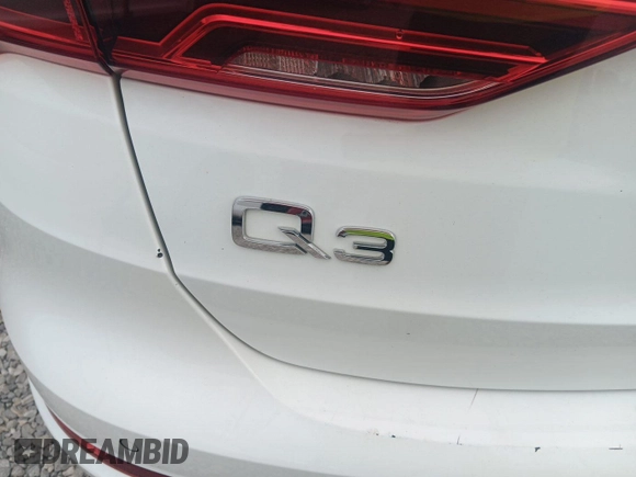 2023 Audi Q3 S line Premium with VIN WA1DECF35P1109767, listed as a IAAI auction lot 42806720 with 45,165 mi miles and . Bid and sale history available at DreamBid. Image 1.