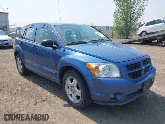 2007 Dodge Caliber SXT with VIN 1B3HB48B67D224517, listed as a IAAI auction lot 42225187 with 118,114 mi miles and . Bid and sale history available at DreamBid. Image 1.
