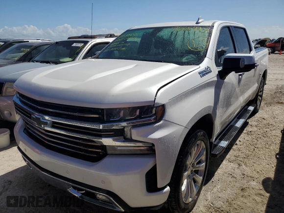 2019 Chevrolet Silverado 1500 High Country with VIN 1GCUYHED8KZ364542, listed as a Copart auction lot 75659934 with 68,450 mi miles and Non Repairable. Bid and sale history available at carsss.com. Image 1.