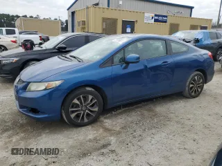 2013 Honda Civic Cpe EX with VIN 2HGFG3B8XDH524205, listed as a Copart auction lot 44507105 with 111,592 mi miles and Clean Title. Bid and sale history available at carsss.com. Image 1.
