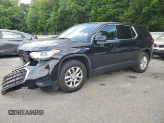 2020 Chevrolet Traverse LS z VIN 1GNERFKW8LJ115208, wystawiony jako Copart lot #54900935 z przebiegiem 85 302 mil mil oraz Szkoda całkowita • Salvage title. Historia ofert i sprzedaży dostępna na DreamBid. Obrazek 1.