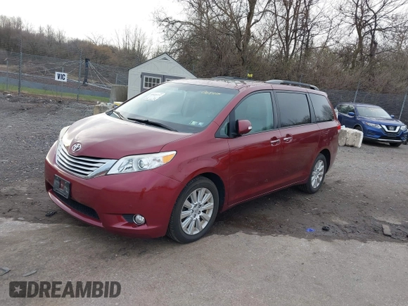 2013 Toyota Sienna XLE with VIN 5TDDK3DC1DS068215, listed as a IAAI auction lot 41610737 with 168,186 mi miles and . Bid and sale history available at DreamBid. Image 17.