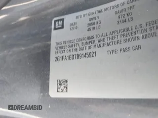 2011 Chevrolet Camaro 2LS с VIN 2G1FA1ED7B9145921, выставлен на аукционе IAAI как лот 41882713 с пробегом 222 577 миль миль и . История ставок и продаж доступна на DreamBid. Изображение 9.