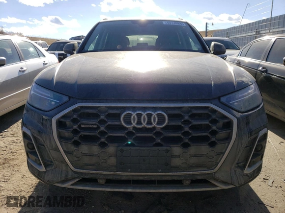 2023 Audi Q5 S line Premium with VIN WA1GAAFY8P2072667, listed as a Copart auction lot 44148885 with 9,422 mi miles and Salvage Title. Bid and sale history available at carsss.com. Image 5.