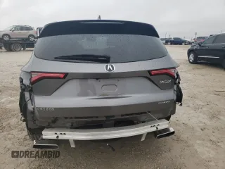 2023 Acura MDX w/Advance Package with VIN 5J8YE1H81PL016027, listed as a Copart auction lot 79716114 with 0 mi miles and Salvage Title. Bid and sale history available at carsss.com. Image 6.