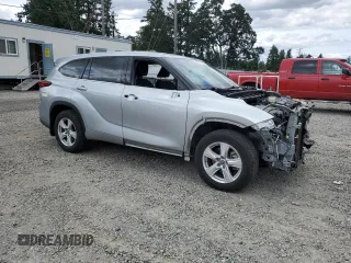 2021 Toyota Highlander L с VIN 5TDBZRBH4MS536328, выставлен на аукционе Copart как лот 61463315 с пробегом 47 798 миль миль и Списание • Salvage title. История ставок и продаж доступна на DreamBid. Изображение 4.