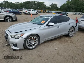 2014 Infiniti Q50 Premium с VIN JN1BV7AP9EM681650, выставлен на аукционе Copart как лот 62825004 с пробегом 136 959 миль миль и Списание • Salvage title. История ставок и продаж доступна на DreamBid. Изображение 1.