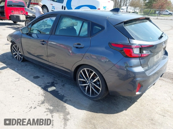 2024 Subaru Impreza Special Sports with VIN JF1GUAFC6R8358976, listed as a IAAI auction lot 42091271 with 6,747 mi miles and . Bid and sale history available at DreamBid. Image 3.