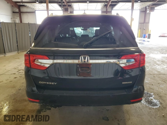 2020 Honda Odyssey Touring with VIN 5FNRL6H87LB006802, listed as a Copart auction lot 75322104 with 49,309 mi miles and Salvage Title. Bid and sale history available at DreamBid. Image 6.