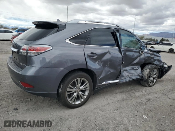 2013 Lexus RX 450h with VIN JTJBC1BA7D2440428, listed as a Copart auction lot 48404205 with 145,474 mi miles and Salvage Title. Bid and sale history available at DreamBid. Image 3.