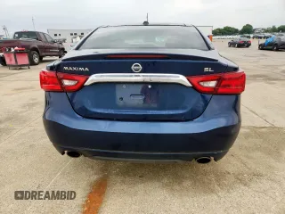 2017 Nissan Maxima SL with VIN 1N4AA6AP0HC409194, listed as a Copart auction lot 57604005 with 98,000 mi miles and Salvage title. Bid and sale history available at DreamBid. Image 6.